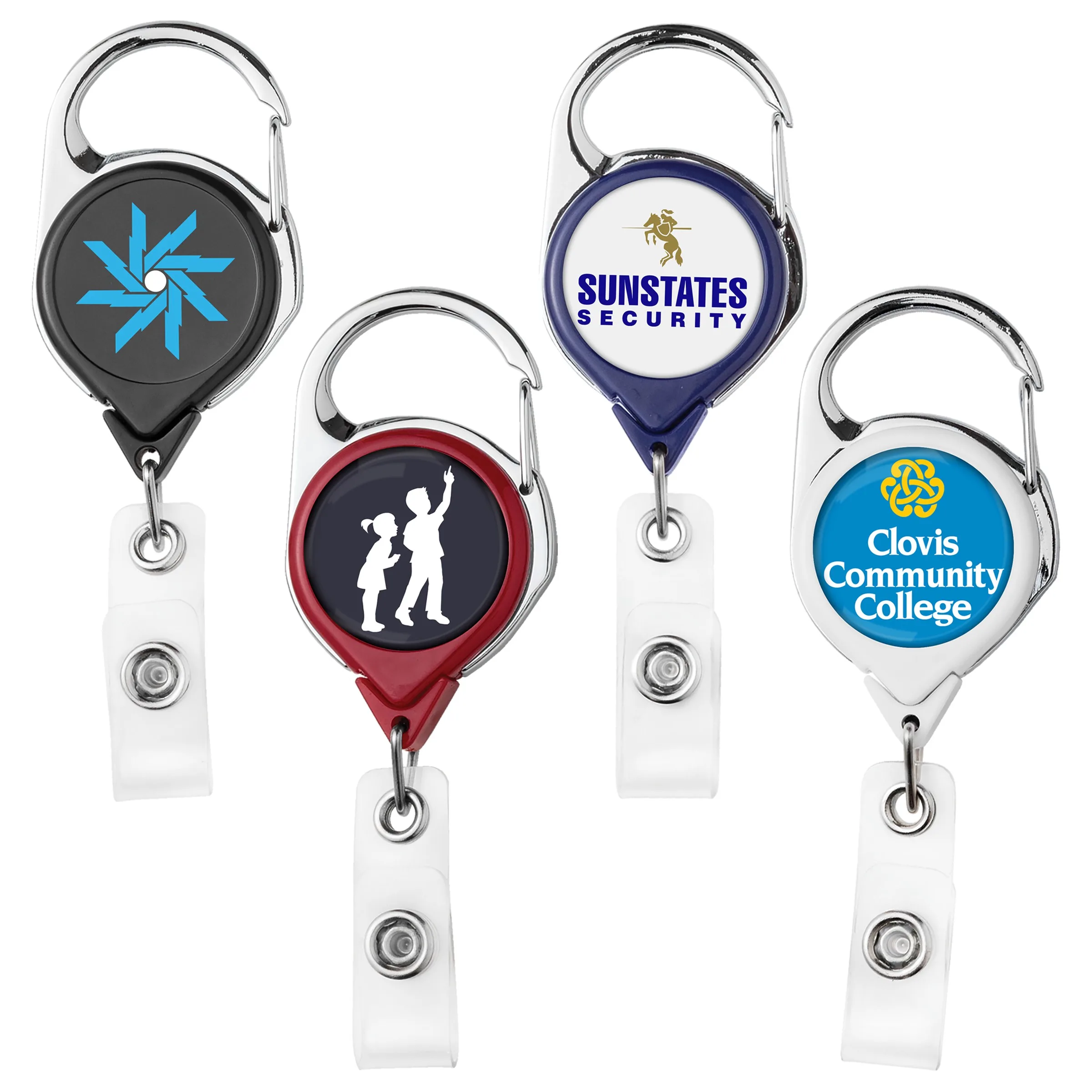 Carabiner Retractable Badge Reel