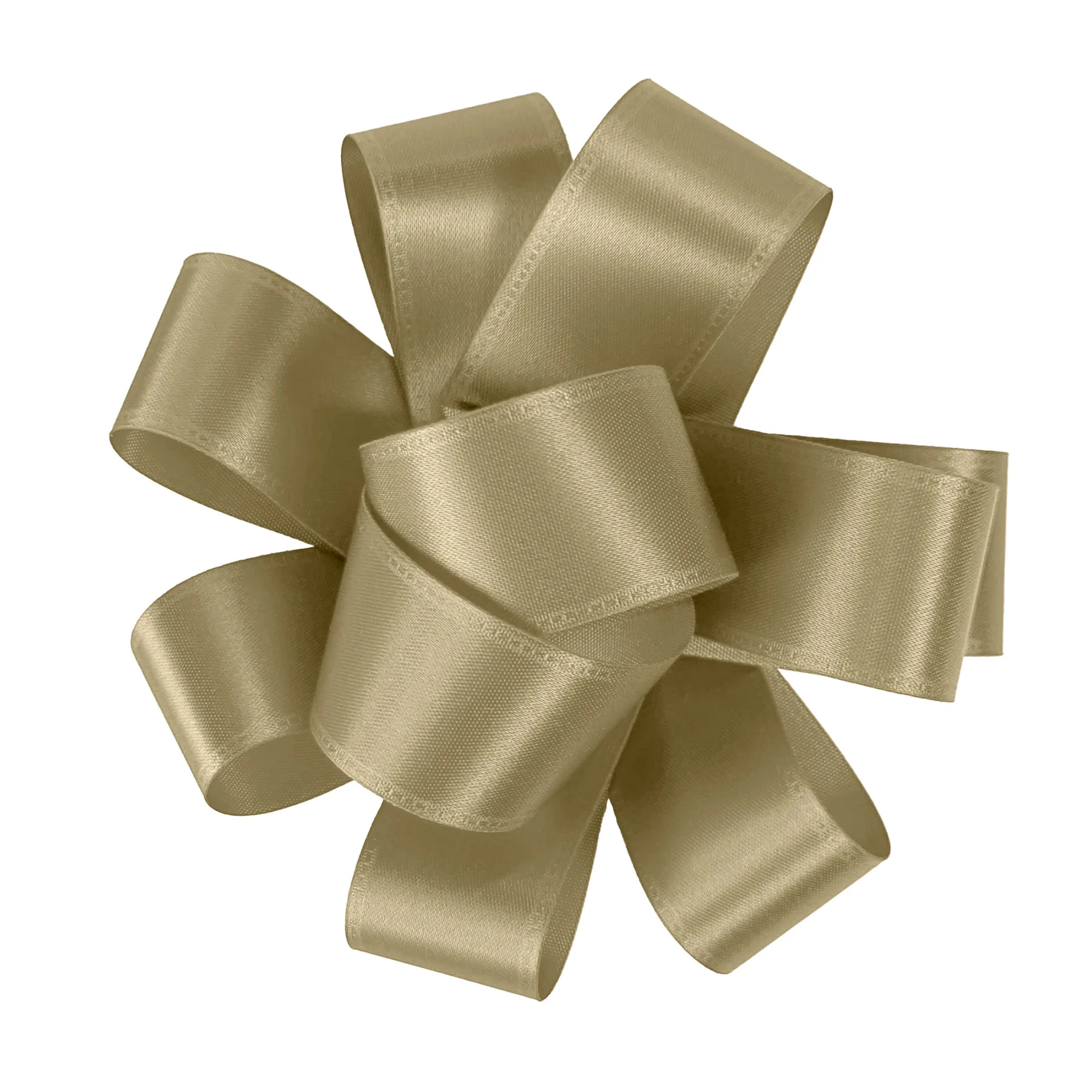 1" Badge Satin Bow - Sparkle view 2