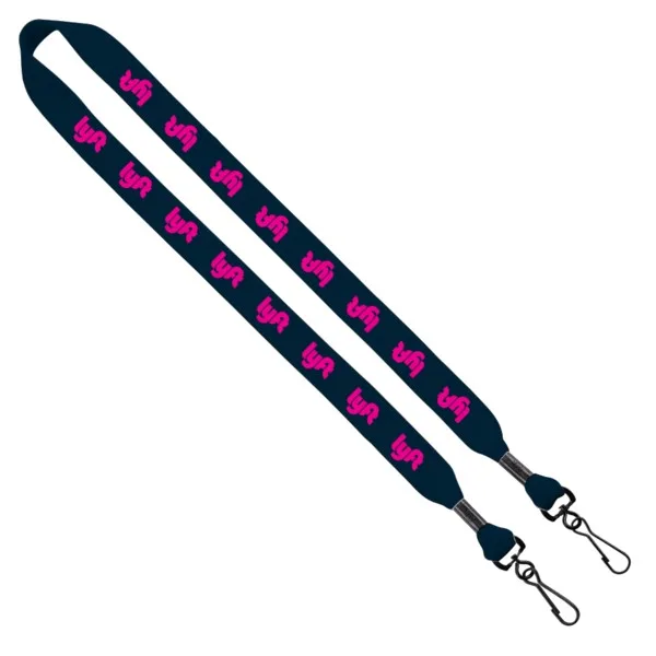 3/4" Cotton Double Swivel Hook Lanyard