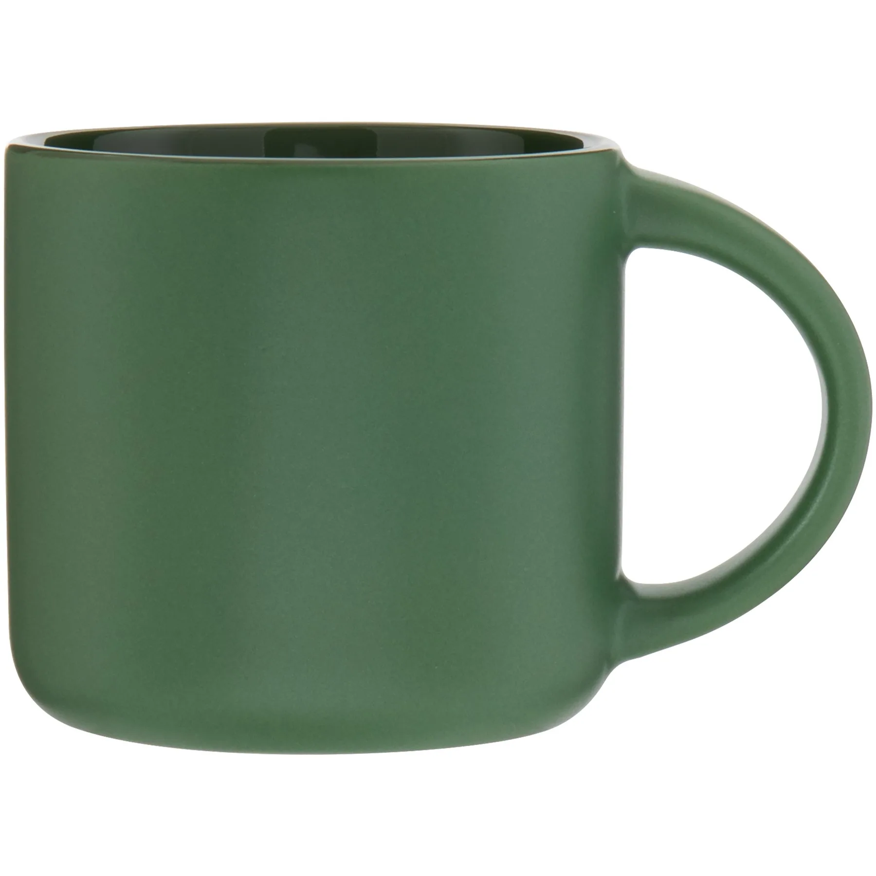 20 oz Minolo Ceramic Coffee Mug (Matte Forest Green) view 2