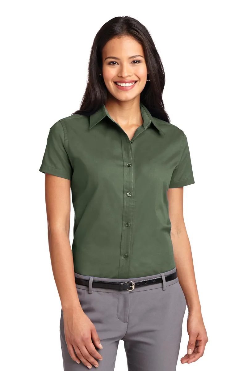 Port Authority® Women's Short Sleeve Easy Care Shirt. view 3