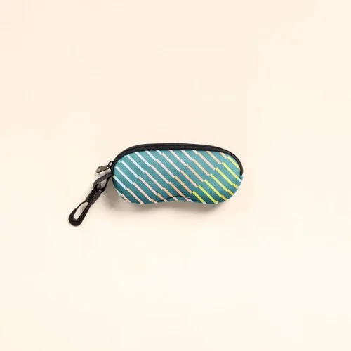 Neoprene Eyeglass Case w/Zipper & Clip (4-Color Process) view 2