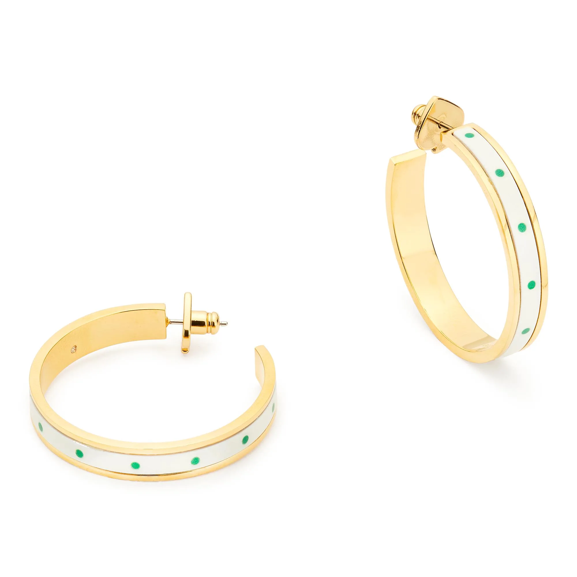 kate spade new york Heritage Spade Flower Hoops - Sundot