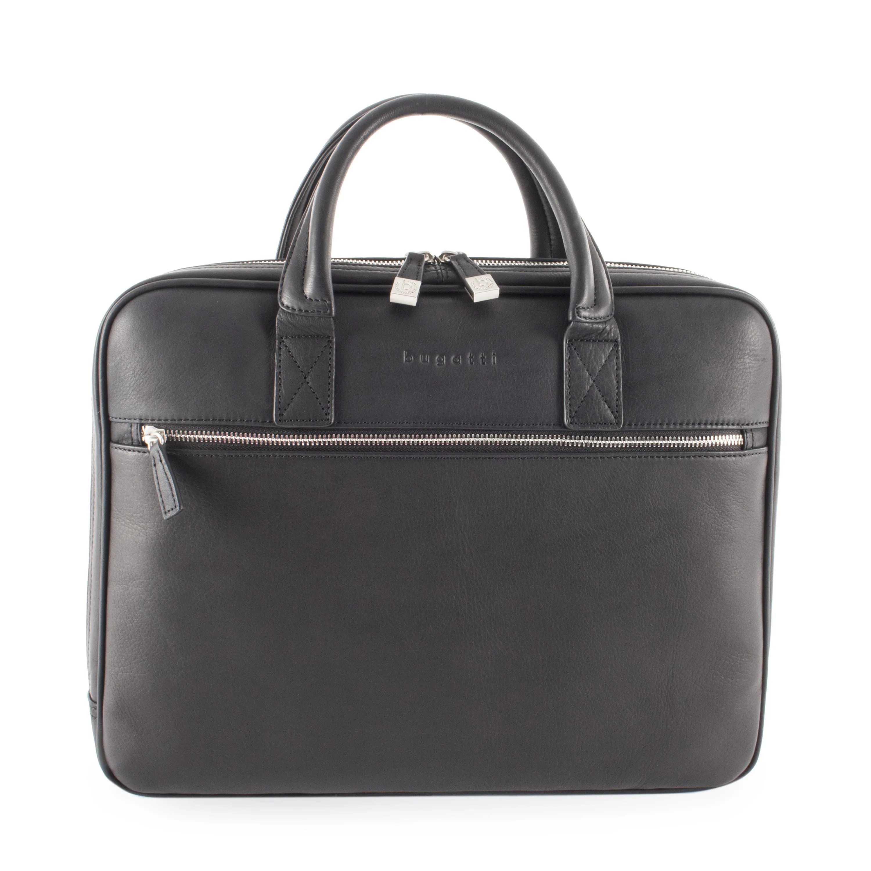 Bugatti Sartoria Collection-Slim Briefcase-Black