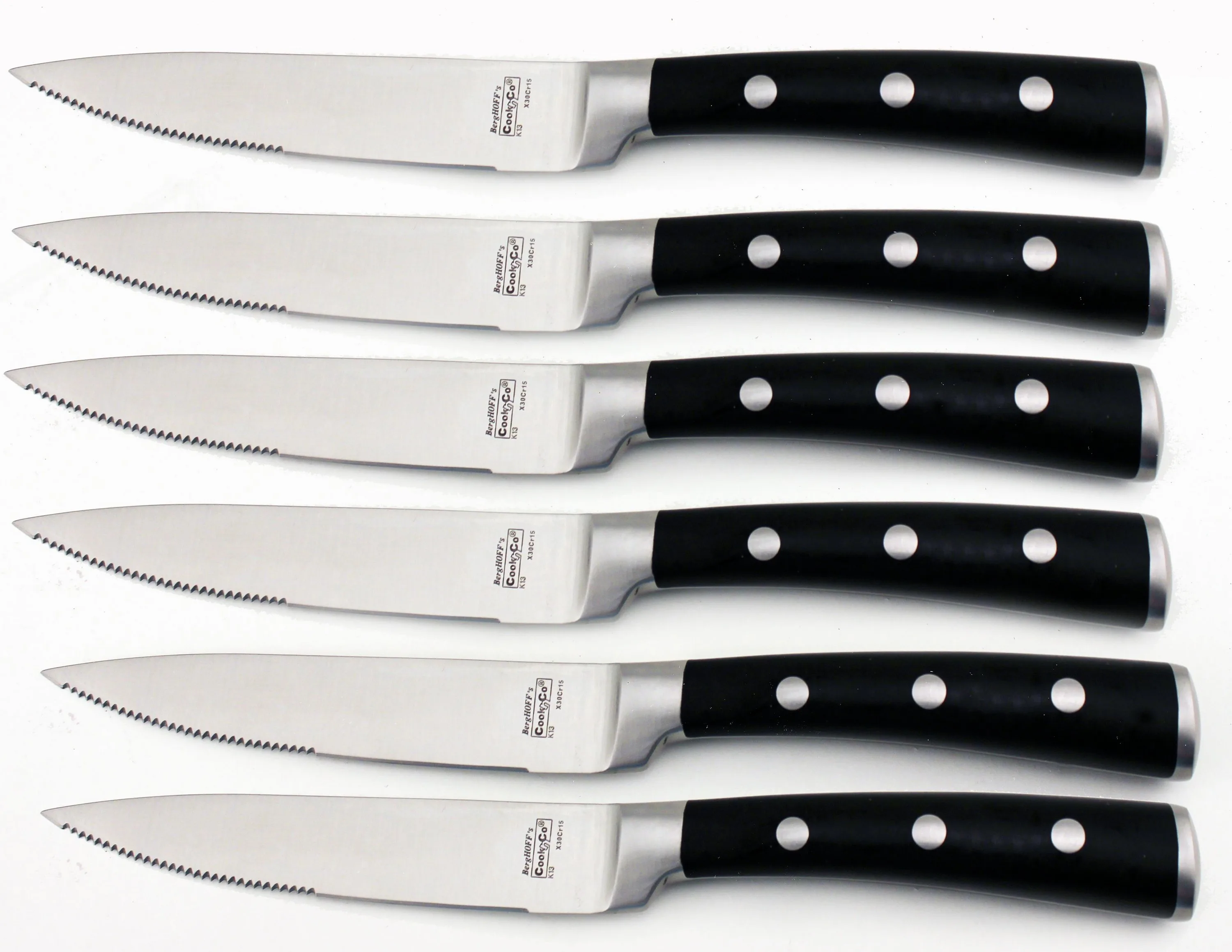 BergHoff Classico Ss Steak Knives, Set Of 6, 12"