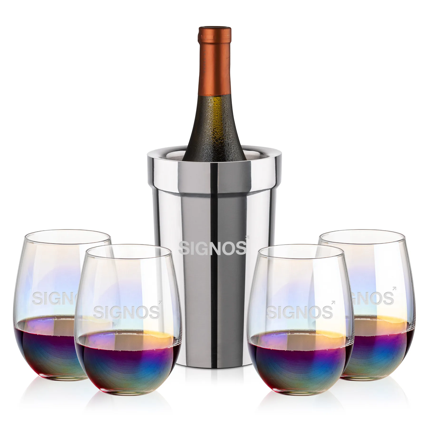 Milano Cooler Set, Laser Engraving, Set of 5