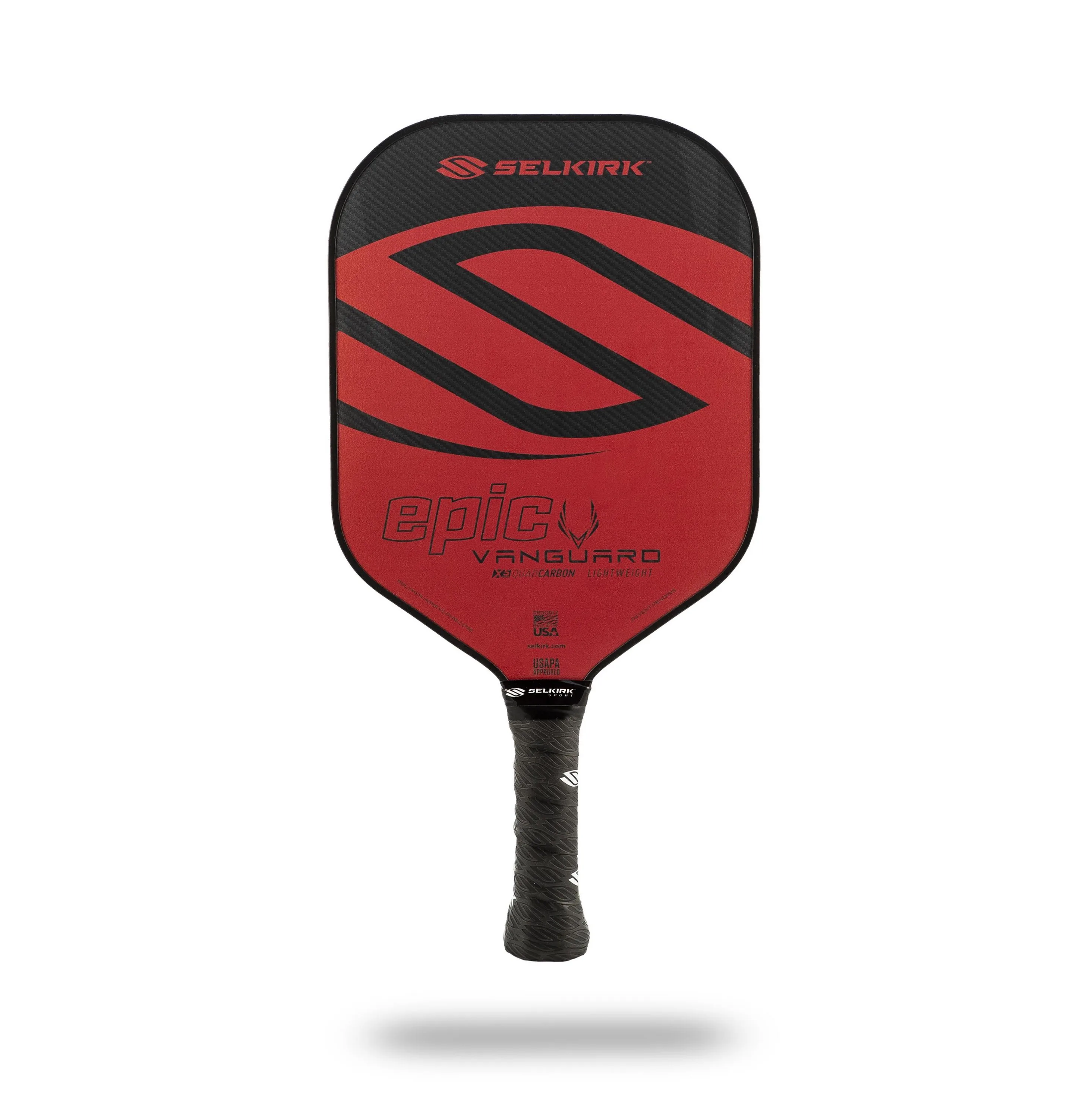 Selkirk Vanguard Hybrid Epic Lightweight Crimson Black Pickleball Paddle