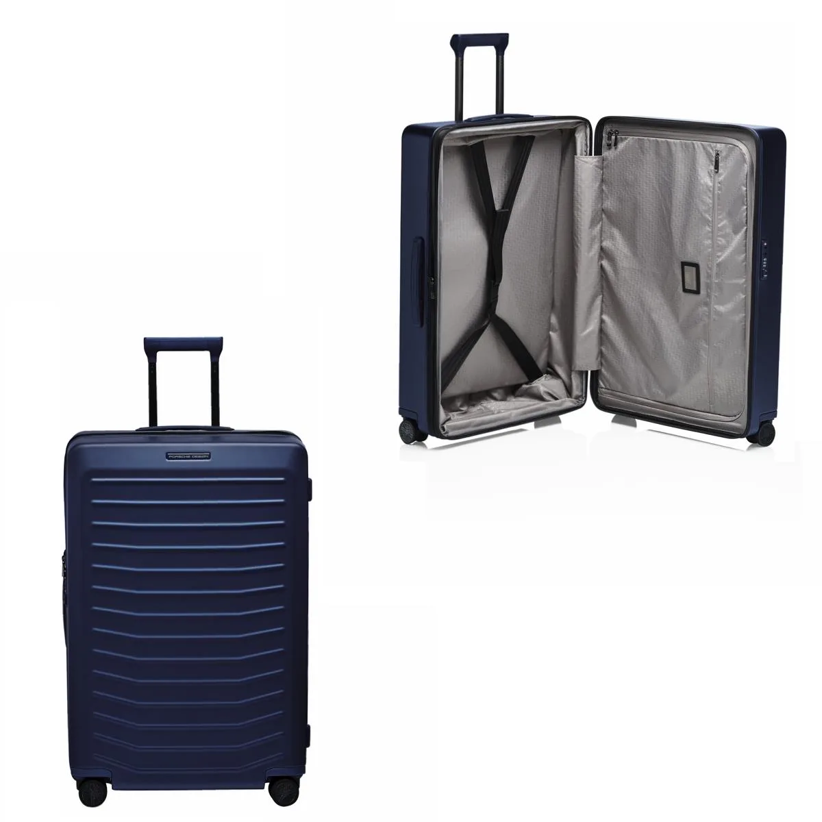 Bric's Porsche Roadster By Bric's 30" Expandable Spinner Luggage - Blue Matte