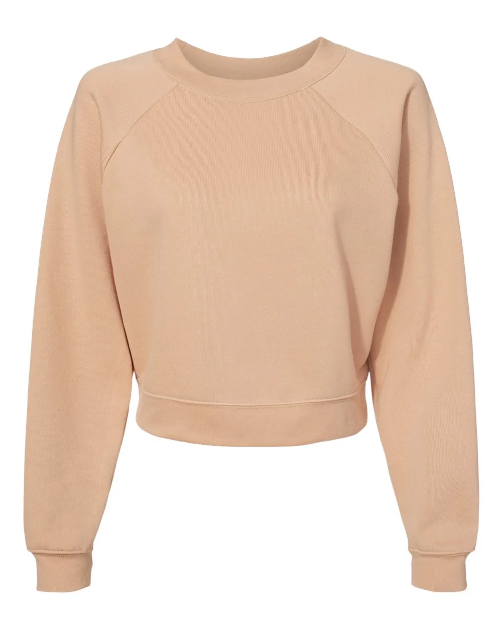 Bella+Canvas® Women's Raglan Pullover Fleece Sweatshirt view 3