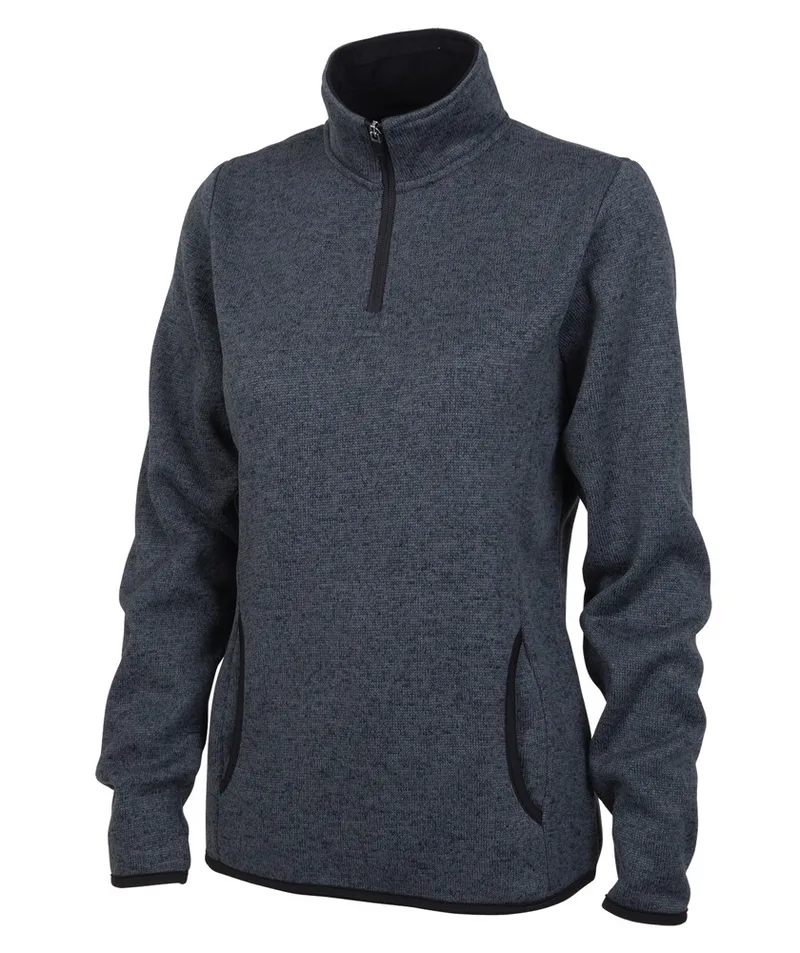 Women's Heathered Fleece Pullover Shirt