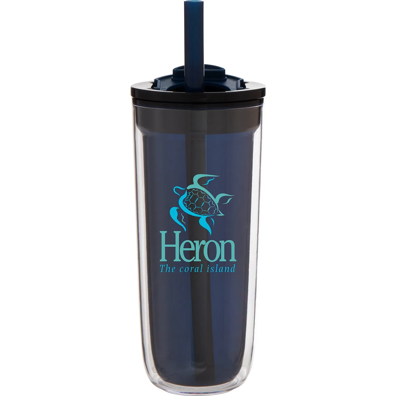 16 oz Simone Travel Tumbler (Navy)