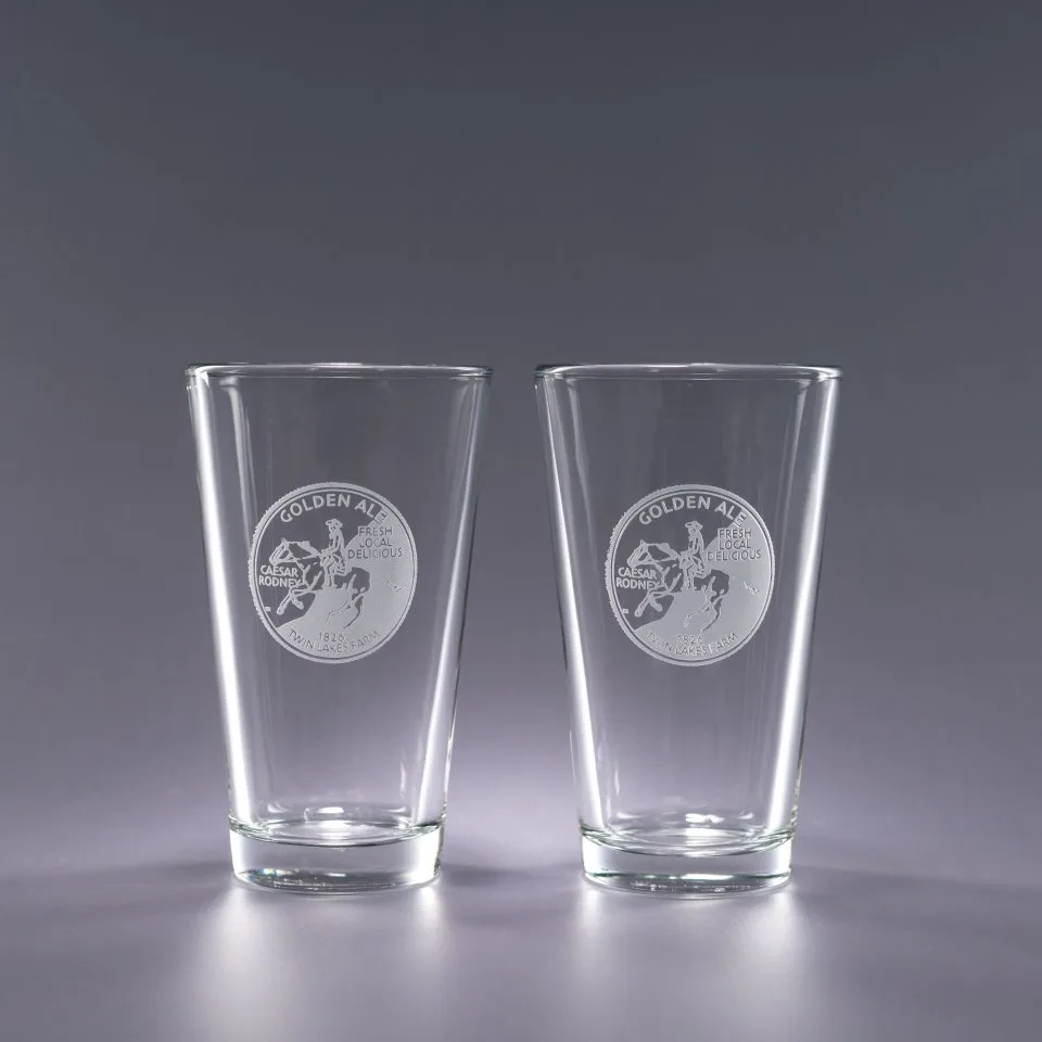 16 Oz. Micro-Brew Glasses (Set of 2)