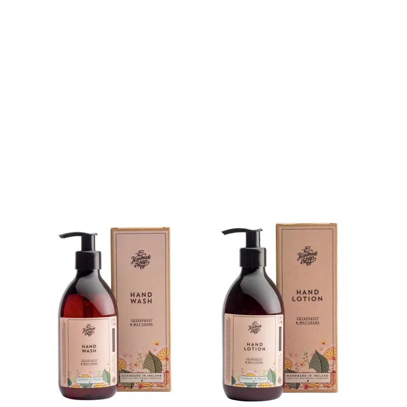 The Handmade Soap Co Hand Wash And Lotion Set - Grapefruit And May Chang 300Ml