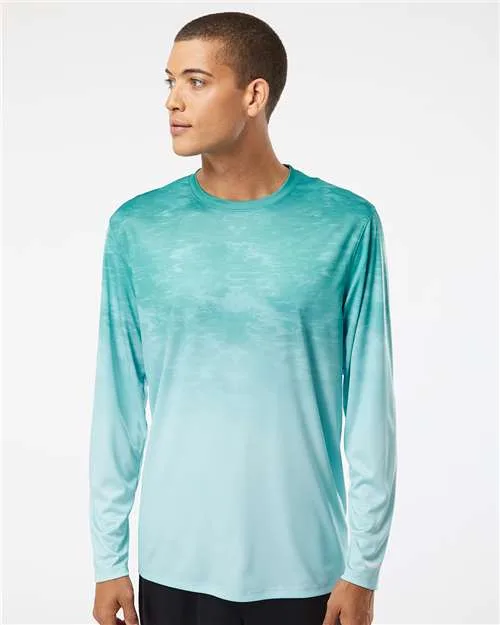 Paragon Montauk Oceanic Fade Performance Long Sleeve T-Shirt