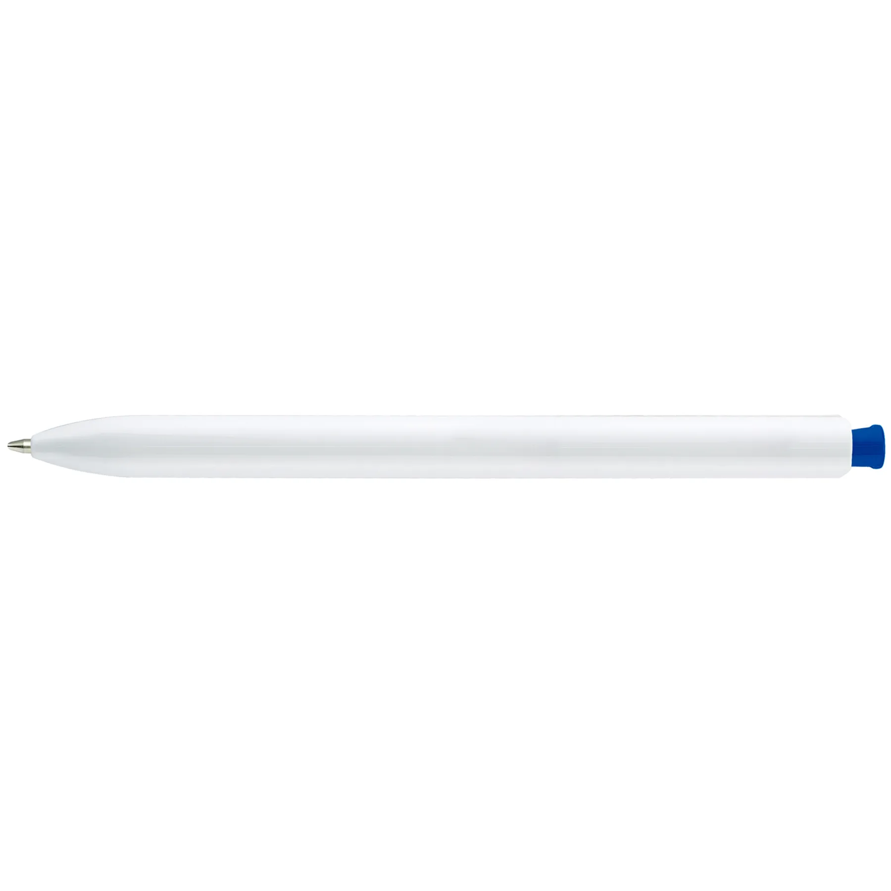 White/Blue Blank Back View