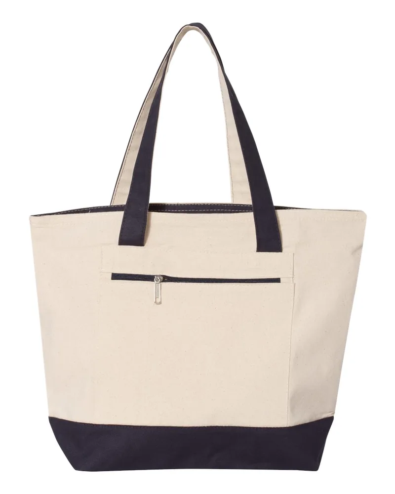 Q-Tees™ 19L Zippered Tote Bag view 7