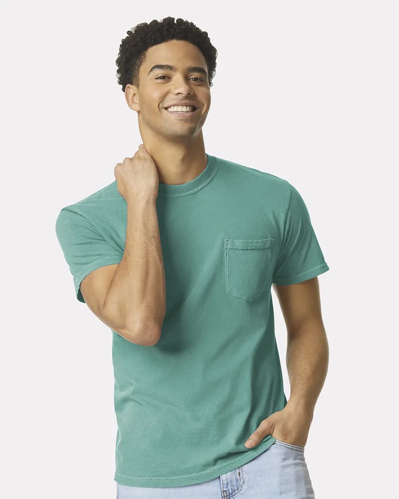 Comfort Colors® Garment-Dyed Heavyweight Pocket T-Shirt view 2
