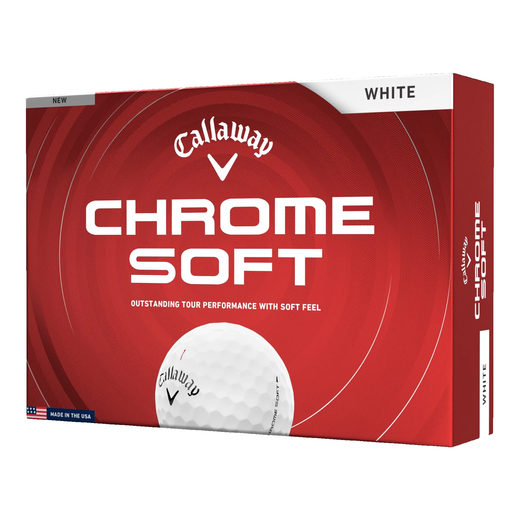 Callaway Chrome Soft Golf Balls - White