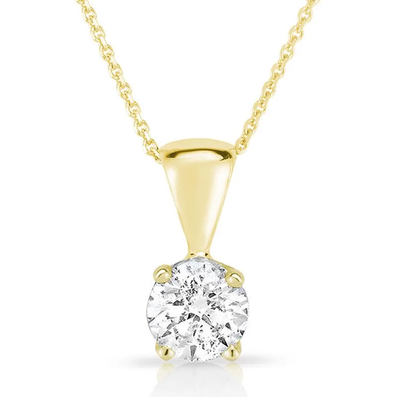 Jilco Inc Round Diamond Necklace - 0.40 Ct