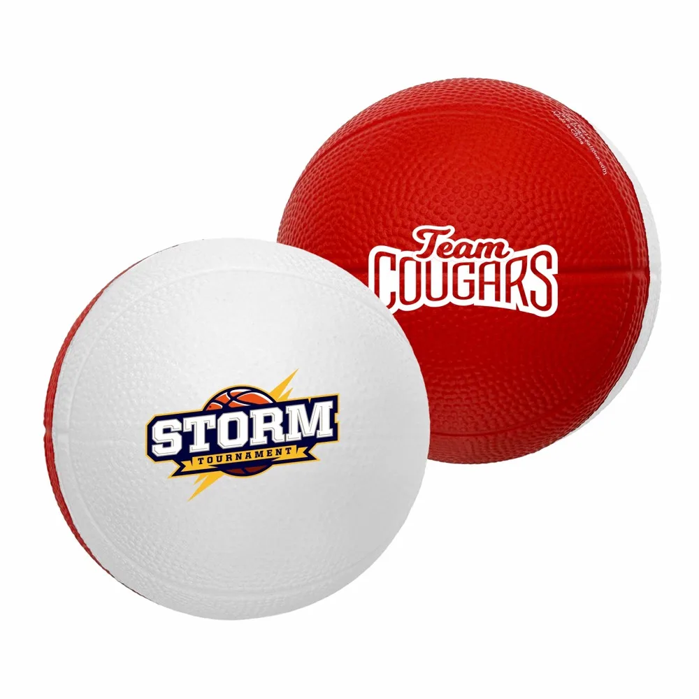 4" 2-Toned Foam Basketball