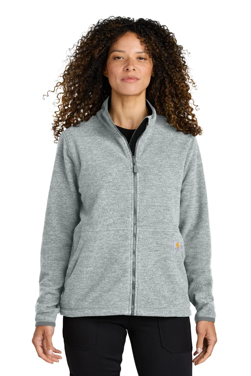 Carhartt® Women's Textured Full-Zip Fleece Jacket view 3