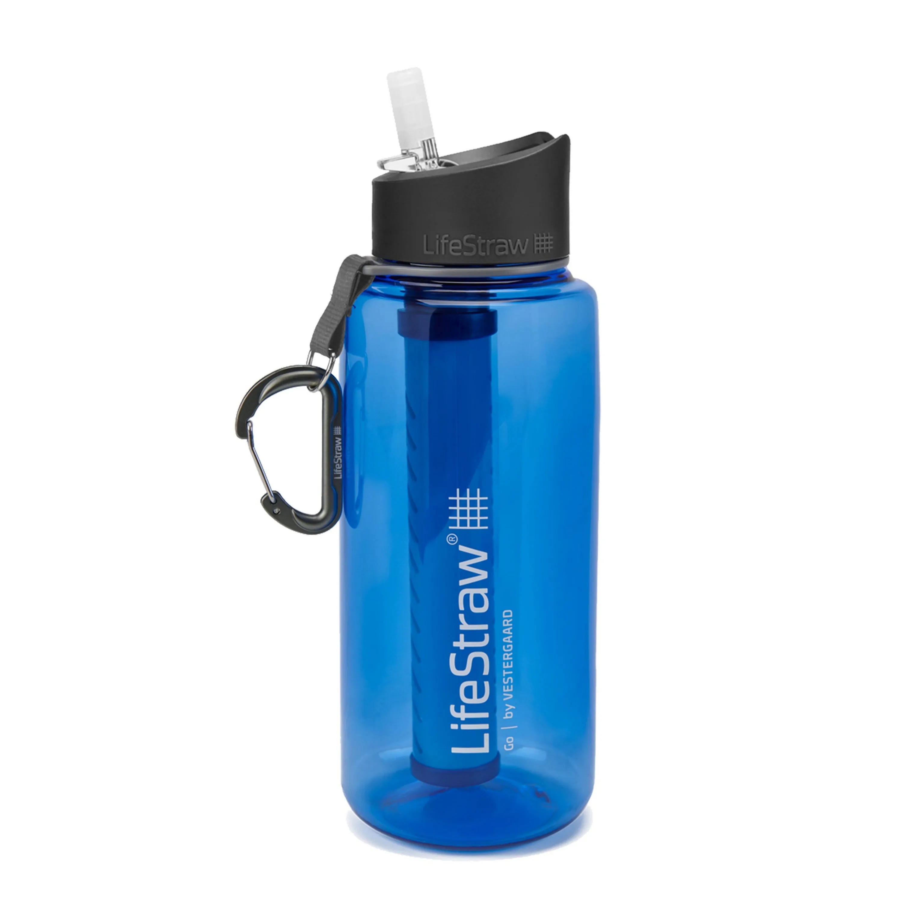 LifeStraw LifeStraw Go 1 Liter Filtered Tritan Renew Royal Blue Water Bottle