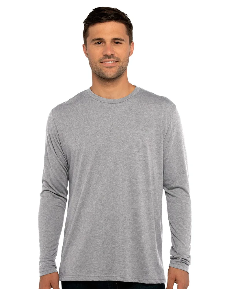 Next Level Apparel® Men's Triblend Long Sleeve T-Shirt view 2