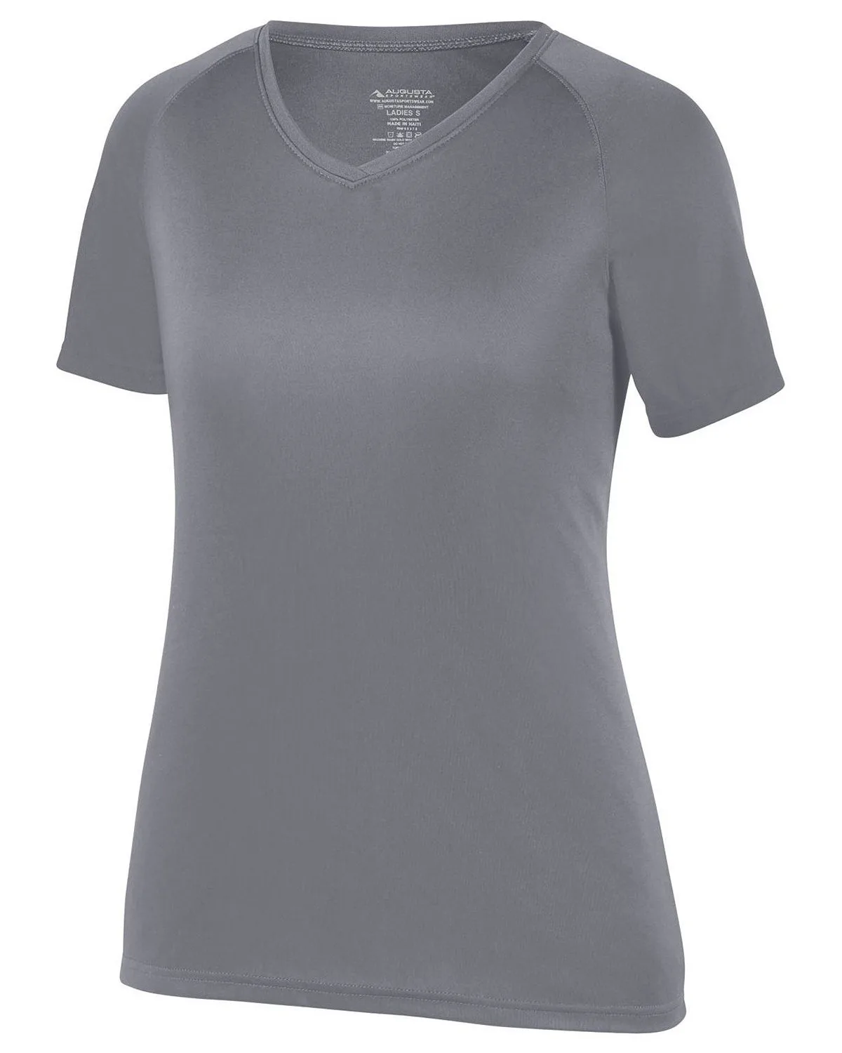 Augusta Girls' True Hue Technology™ Attain Wicking Training T-Shirt view 5