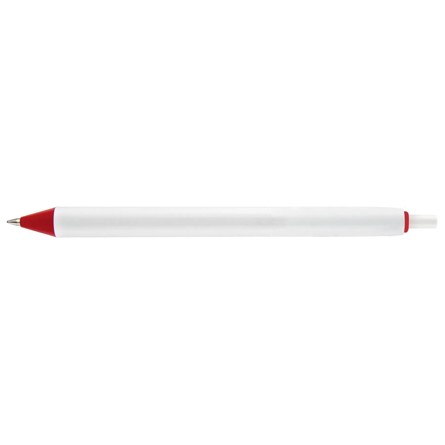 White/Red Blank Back View