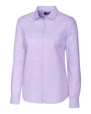 Cutter & Buck Stretch Oxford Womens Long Sleeve Dress Shirt view 5