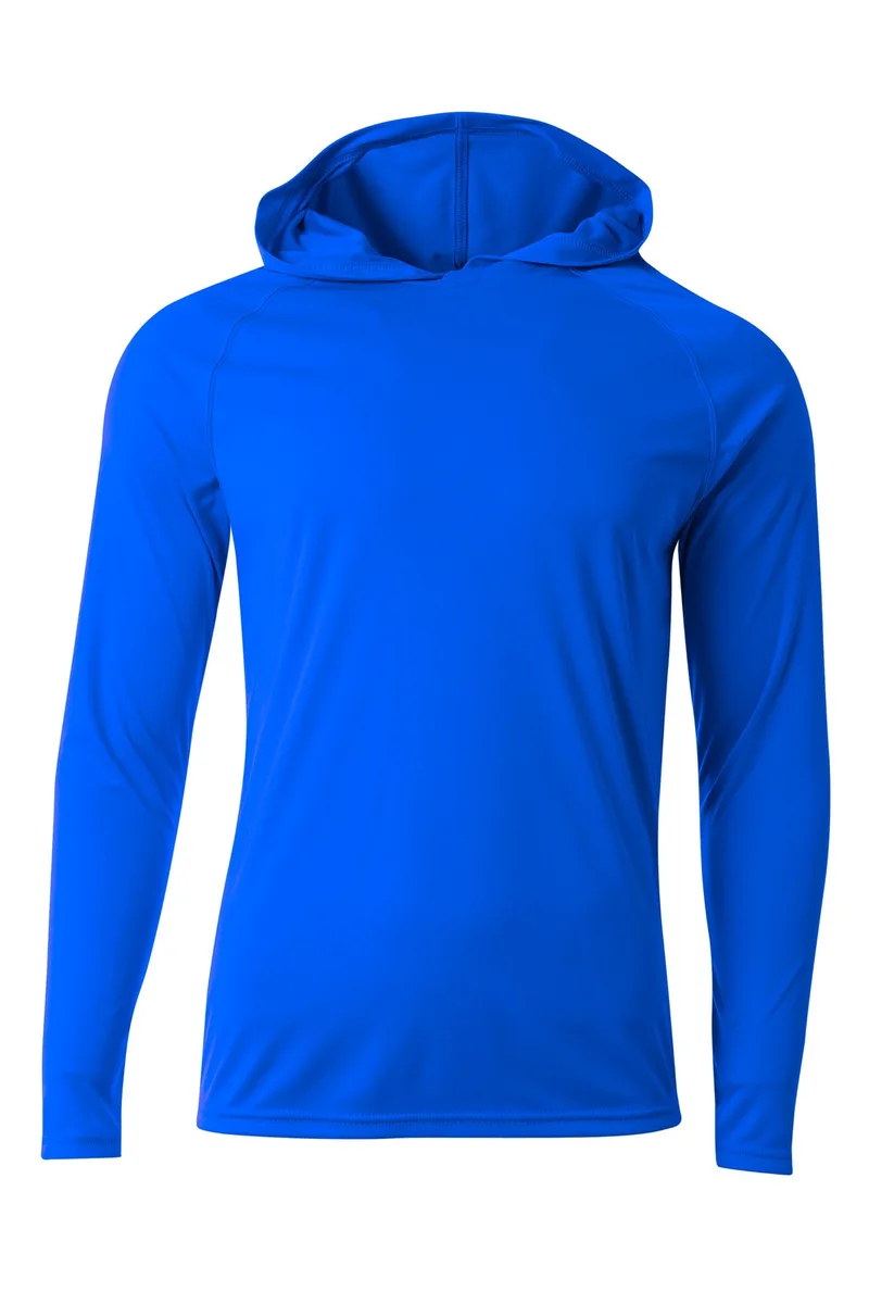 A4 Cooling Performance Long Sleeve Hooded Tee view 6