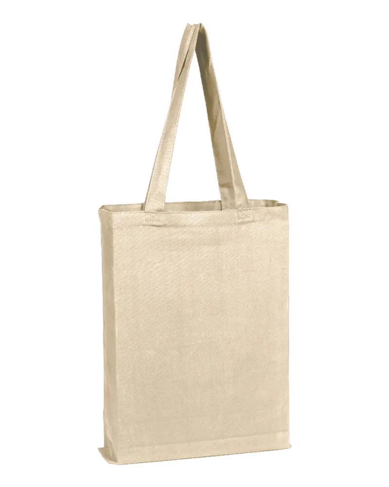 Q-Tees™ Canvas Gusset Promotional Tote Bag view 3