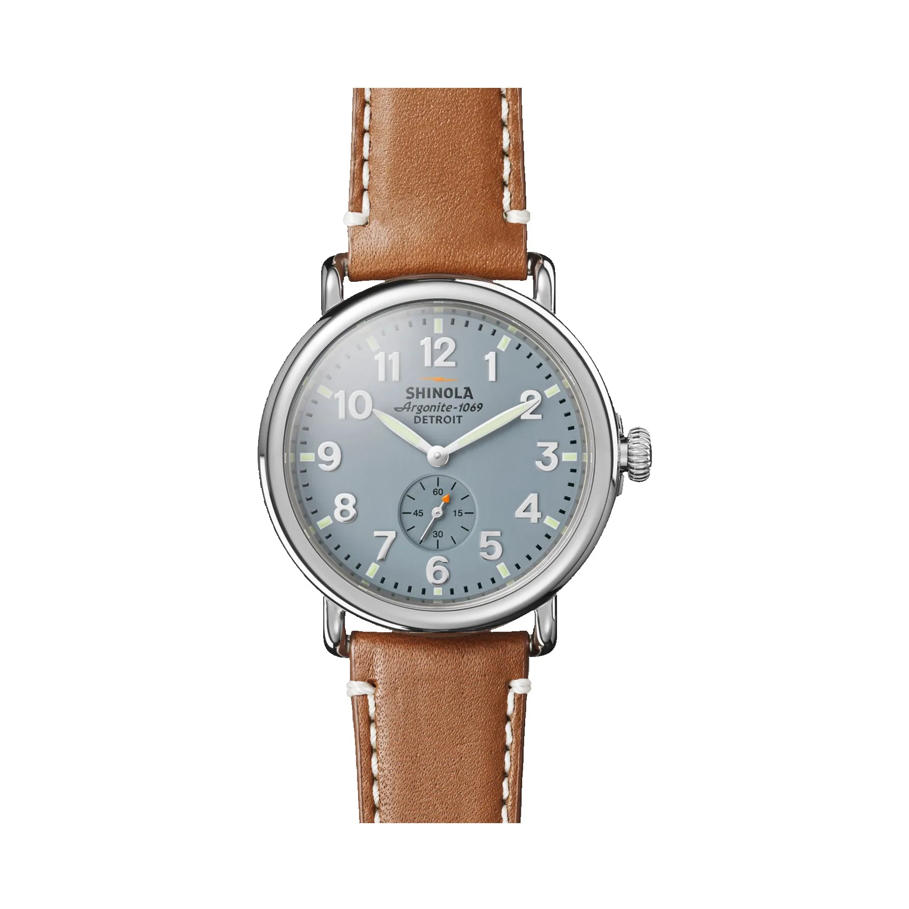 Shinola The Runwell Leather Strap Watch