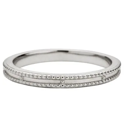 Jilco Inc Eternal Milgrain Ring - Size 6
