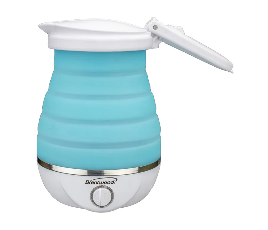 0.8 Qt Blue Dual Voltage Travel Kettle