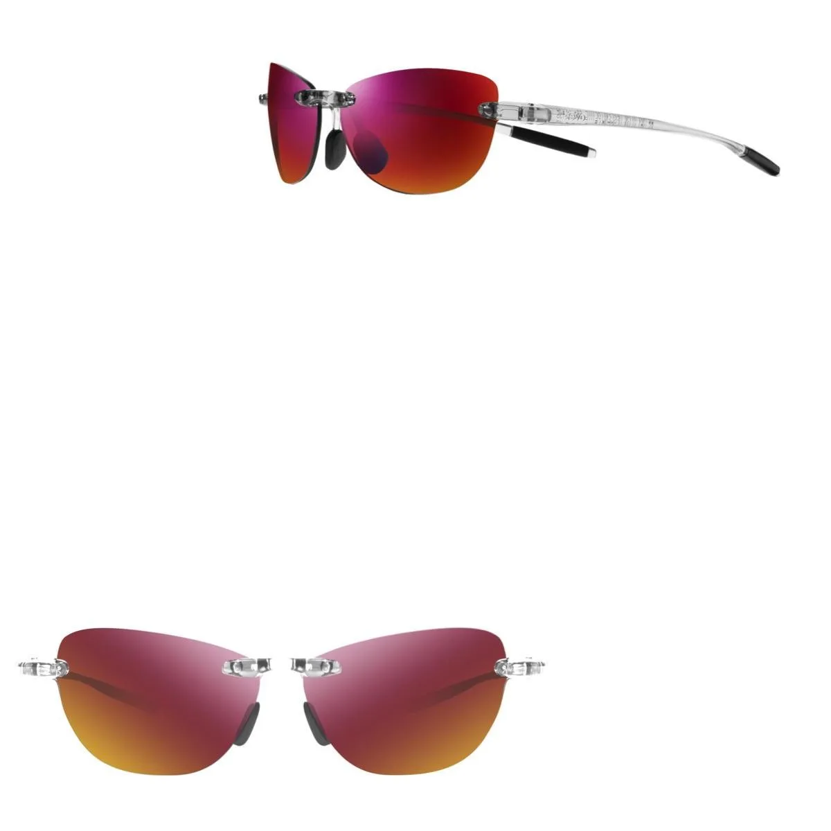 Revo Sunglasses Descend Pro Petite Crystal Spectra