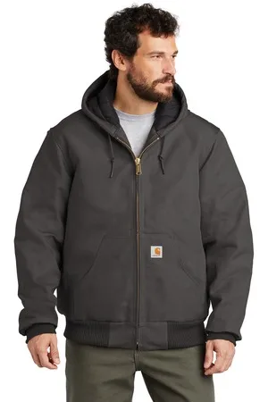 Carhartt ® Quilted-Flanne-Lined Duck Active Jac. view 3