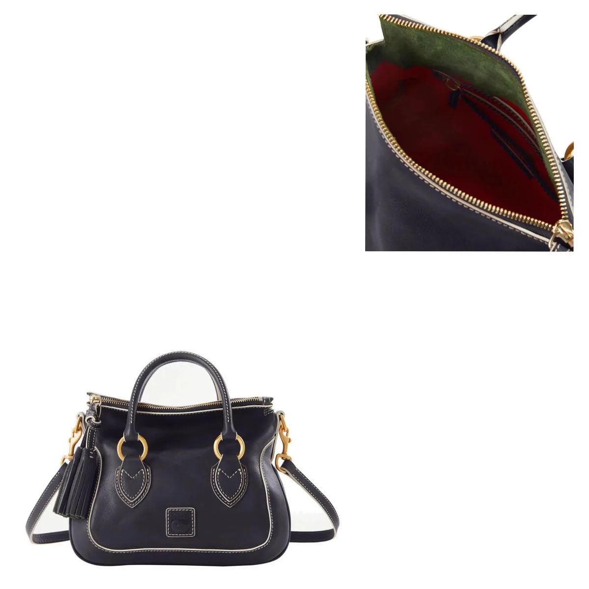 Dooney & Bourke Florentine Navy Small Satchel