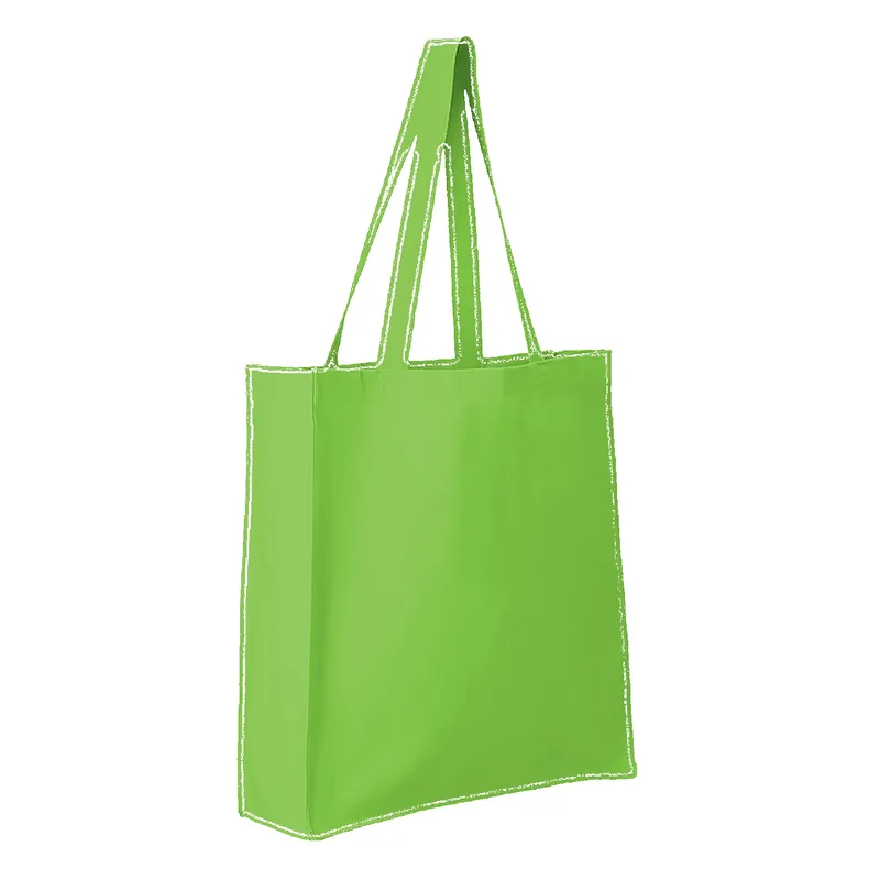 11.5 Oz. Cotton Canvas Grocery Tote Bag view 2