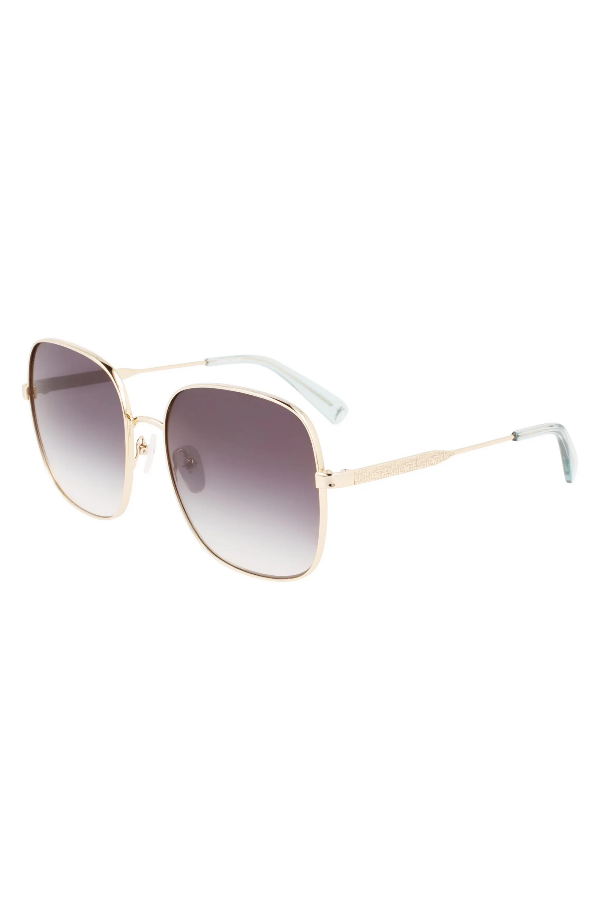 Longchamp Le Pliage Heritage Gold/Gradient Blue Sunglasses