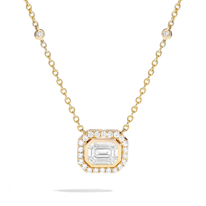 Jilco Inc Bezel Diamond Necklace - 1.00 Twt