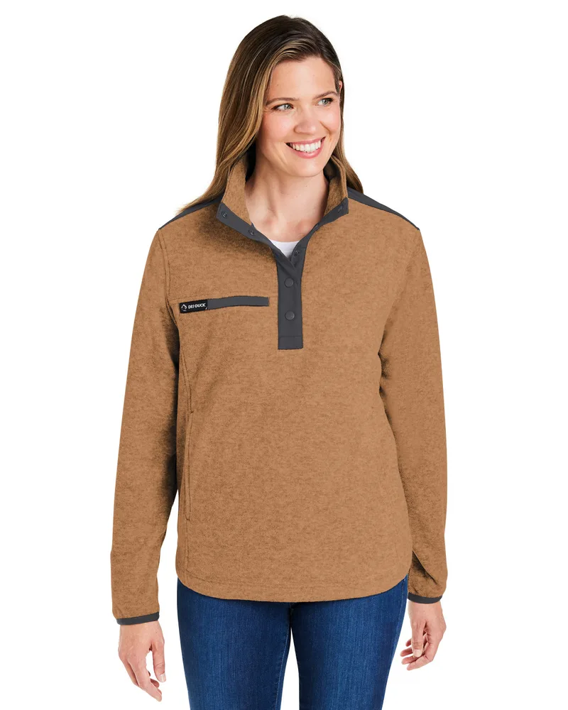 DRI DUCK Ladies' Sierra Melange Heather Fleece view 3