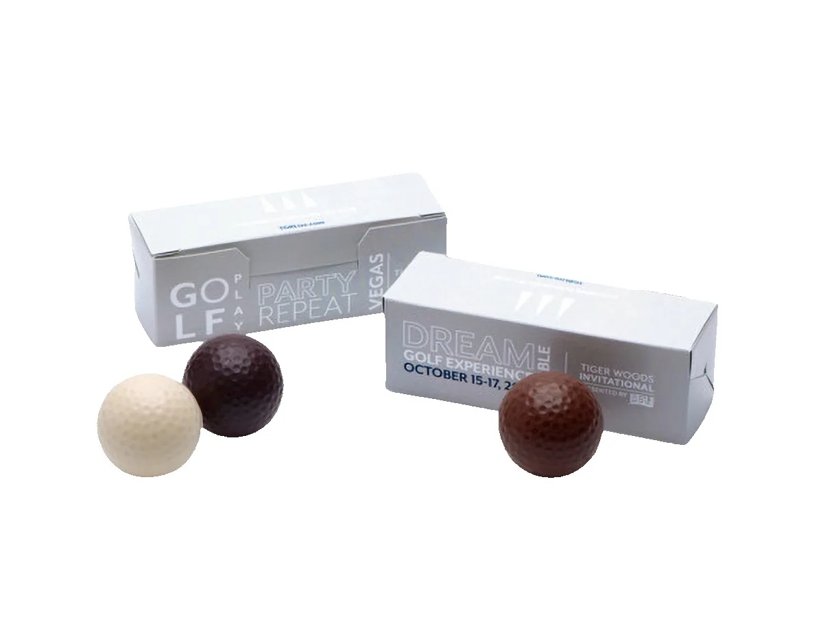 3-Piece Chocolate Golf Ball Gift Box