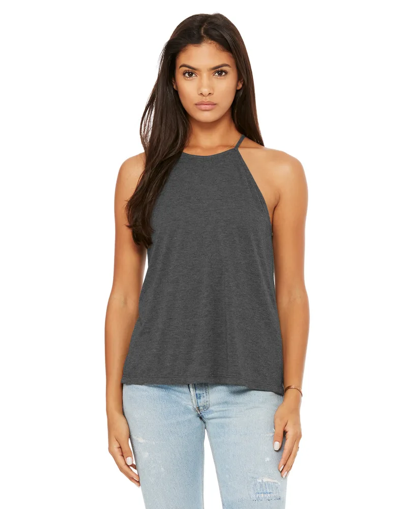 BELLA+CANVAS Ladies' Flowy High Neck Tank
