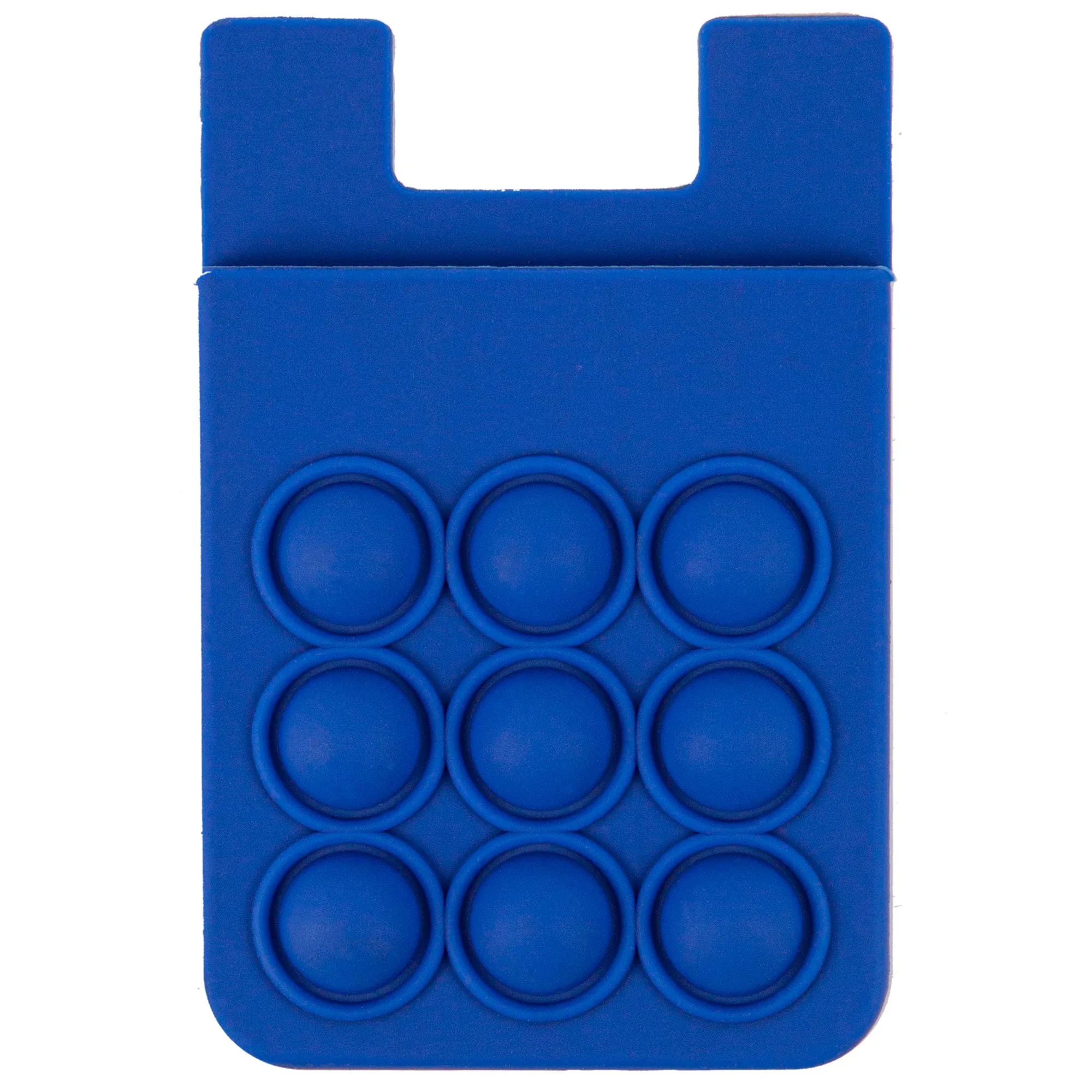 Popper Stress Reliever Silicone Phone Wallet view 2