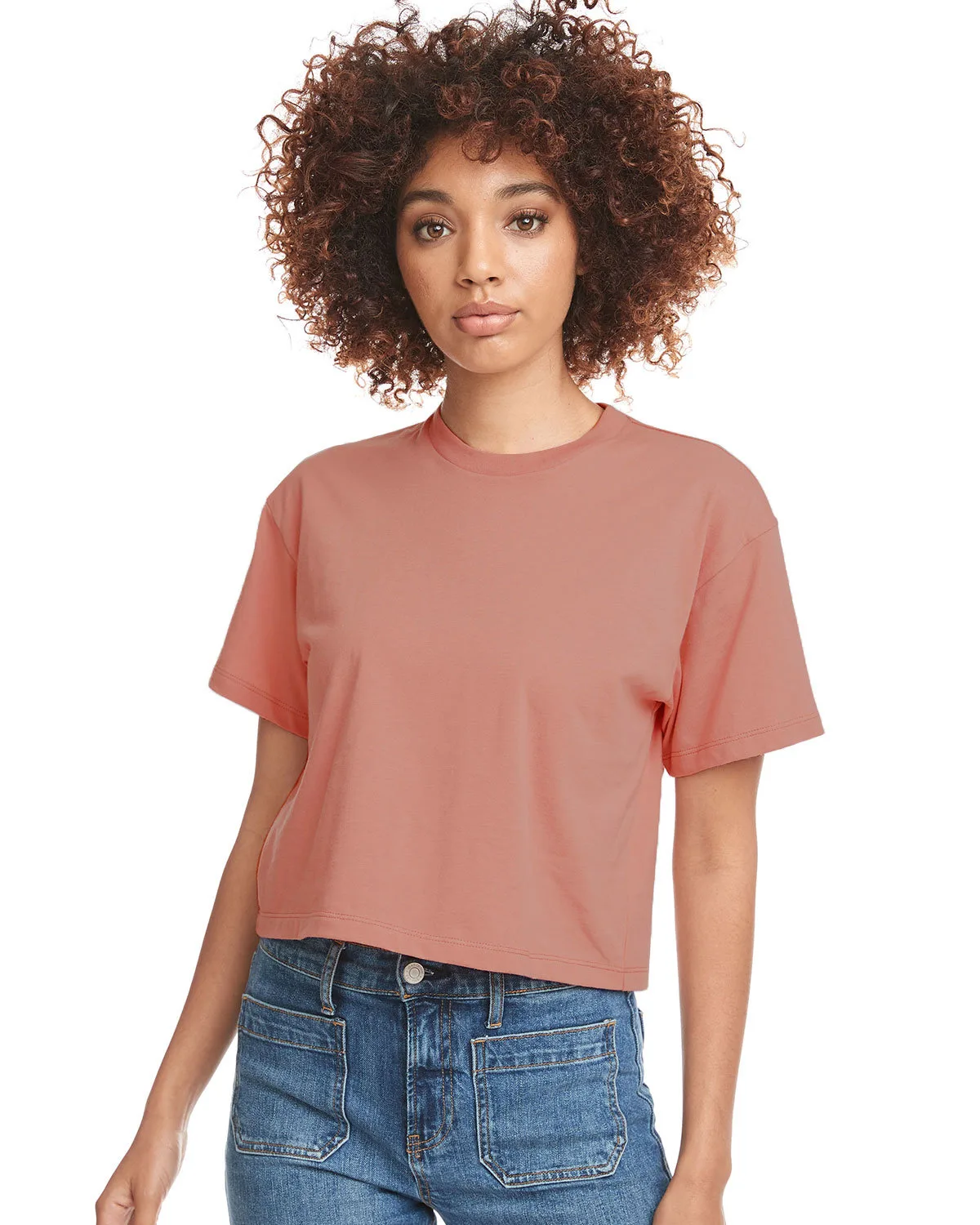NEXT LEVEL APPAREL Ladies' Ideal Crop T-Shirt view 4