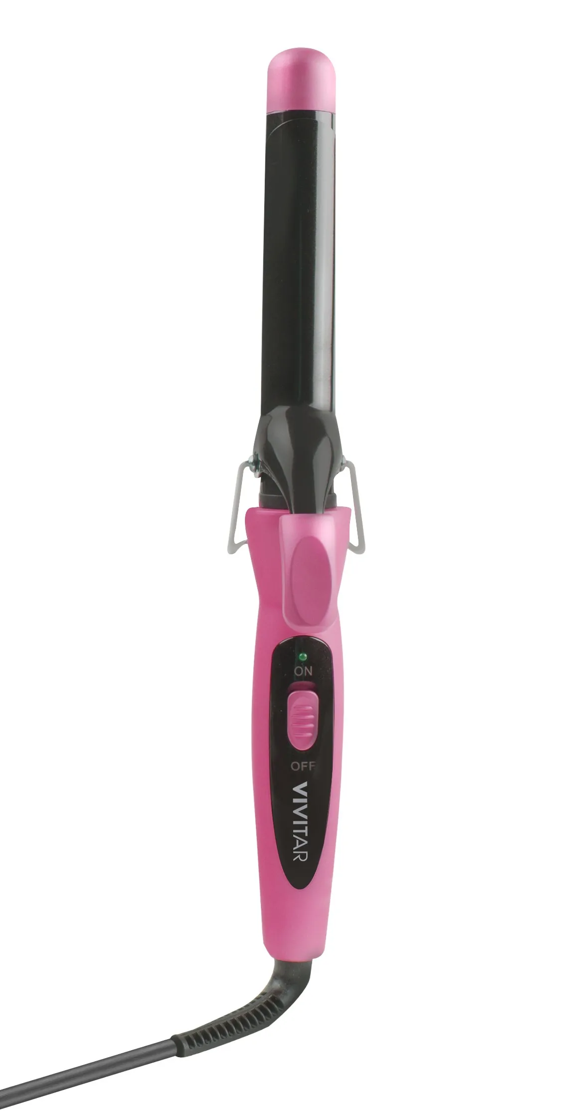 Health, Beauty & Fitness Vivitar 1" Ceramic Curling Iron- 400º Temperature Capacity - Pink
