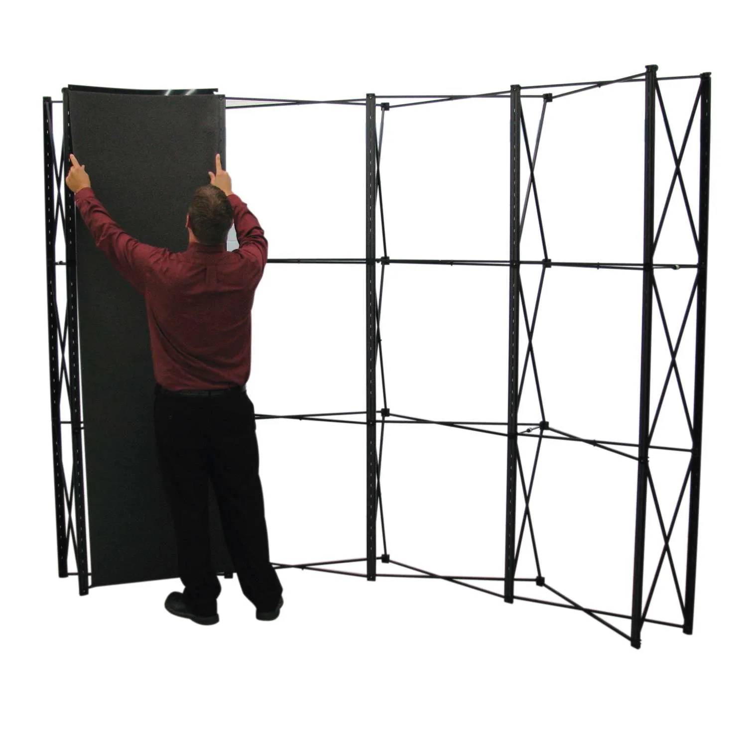 10' Curved ARISE Floor Display Kit (Fabric) view 7