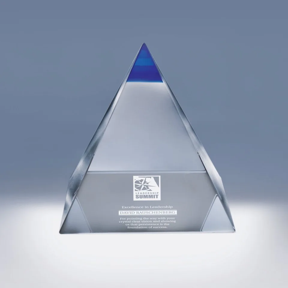 Blue Majestic 3D Crystal Award