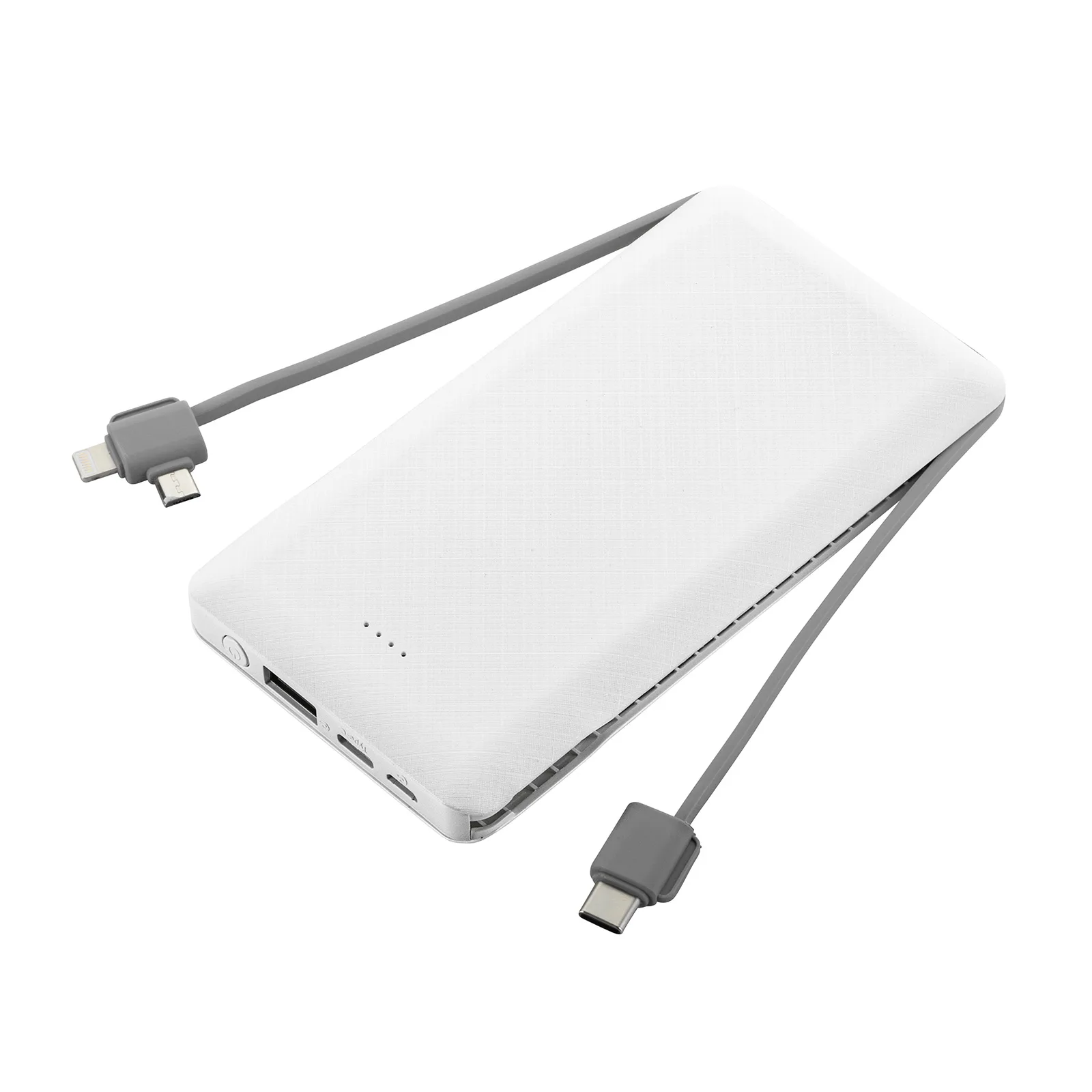 3-in-1 built-in cable 10,000 mAh portable power bank view 4